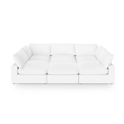 Nubes Cloud Classic 6 Pieces 3+3 Sleeper Sofa