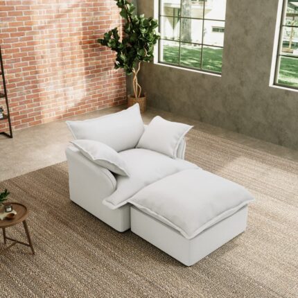 Cozyee Sofa Armchair with Ottoman