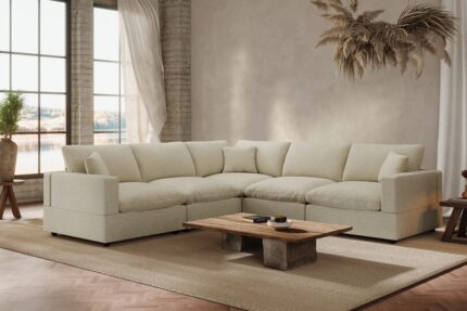 Morph Couch 5 Pieces V Shape Closed