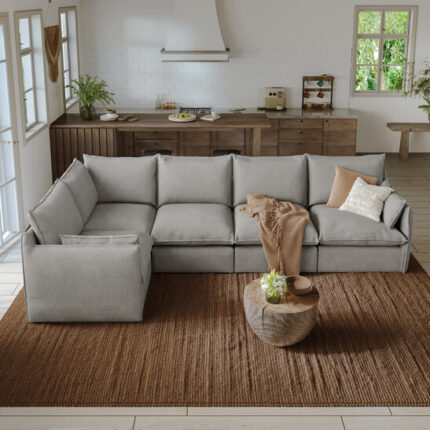 Apex Modular 5-Piece Closed Sectional Couch